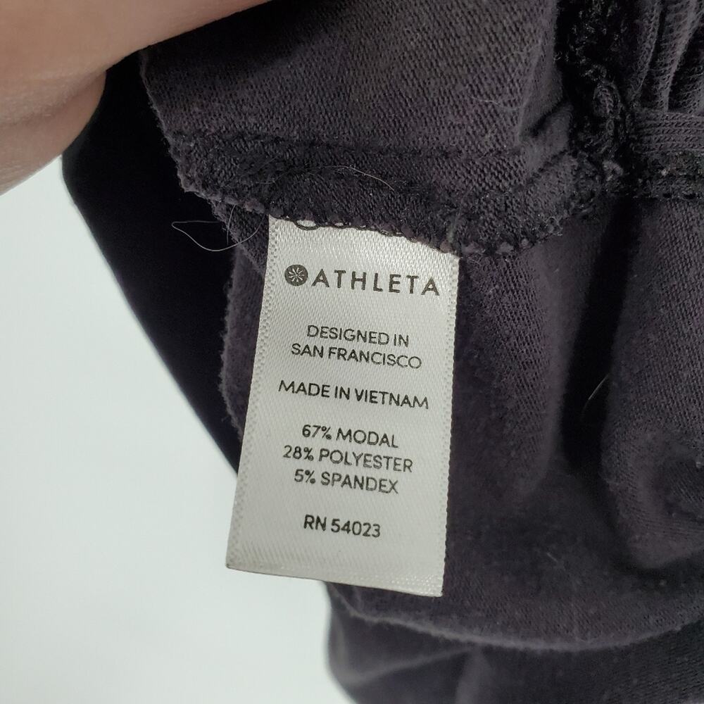 Athleta Black Purple Cloudlight Asymmetrical Side… - image 7